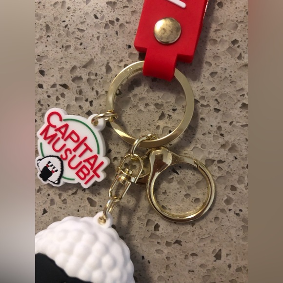 Capital Musubi Onigiri Rice Ball Keychain 8" - Picture 4 of 8